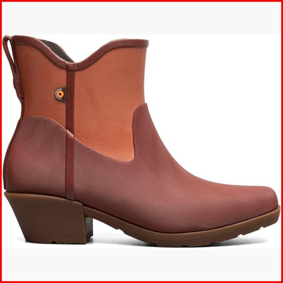 Waterproof Ankle Boots with Flexible Rubber Eco-Friendly Footbed